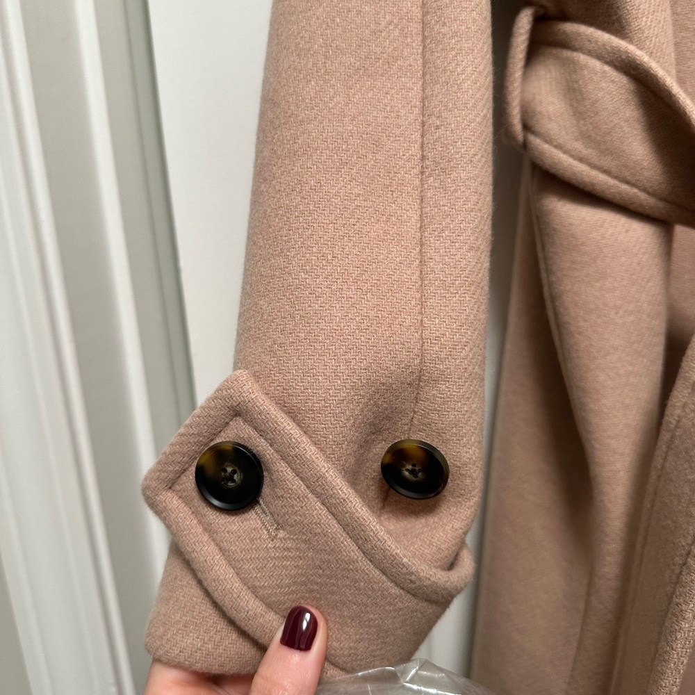 Reiss - NWT tan Wool Blend Coat - Picture 12 of 13